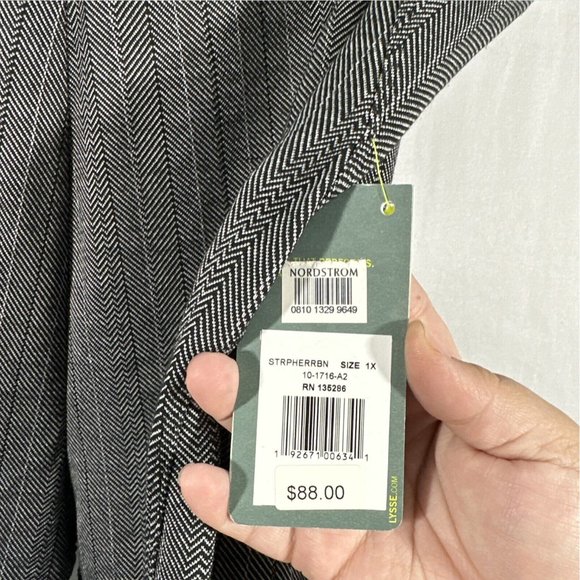 NWT $88 Lysse [ Plus 1X ] Ella High Waist Shaping Ponte Leggings‎ Black - Picture 7 of 15